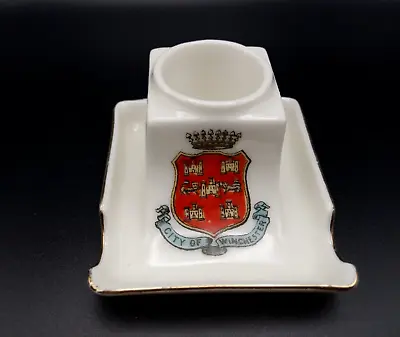 Buy Crested China - CITY OF WINCHESTER Crest - Ink Stand With Pen Holder - Gemma. • 5£