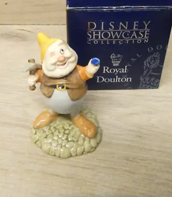 Buy ROYAL DOULTON DISNEY Snow White Seven 7 Dwarfs Dwarves Happy Porcelain Figure • 13£