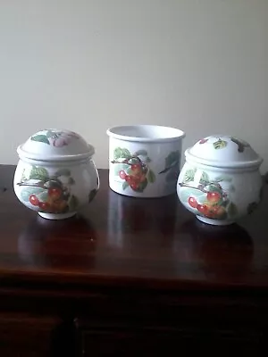 Buy Portmeirion Small Bowls,2 X Lidded Bowls 1 X Open Topped Bowl.pomona • 33£