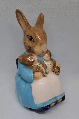 Buy Vintage Beatrix Potter’s “Mrs. Rabbit And Bunnies” Figurine Beswick England 1976 • 9.99£