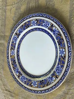 Buy Coalport AD1750 England Blue And Gold Floral 8-1/2” Plate Vintage • 92.94£