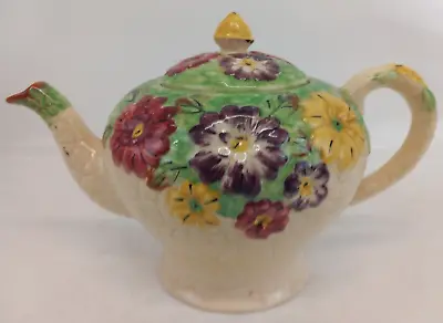 Buy Vintage Arthur Wood  Made In England Floral Tea Pot Approx.Height 25.5cm Unboxed • 15£