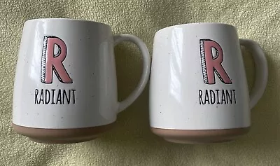 Buy Tesco Pair Of Brand New ‘R Radiant’ Mugs • 5£