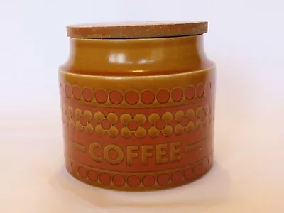 Buy Hornsea Pottery Saffron - Coffee Jar With Lid.  Postage Included. • 10£