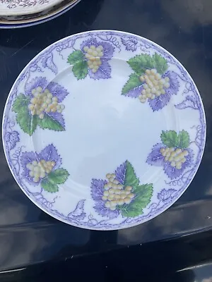 Buy Antique English Staffordshire Creamware  Grape Pottery Plate Signed JF • 28.68£