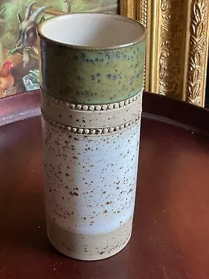 Buy Vintage 1970s Denby Vase ,8 Inches,great Condition,cylindrical Shape • 36£