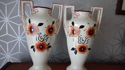 Buy Pair Of Stunning Urn Vase Art Nouveau Must See • 45£