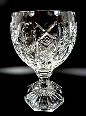Buy Vintage Clear Glass Crystal Centerpiece Heirloom Square Footed Pedestal Bowl • 61.62£