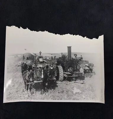Buy S.D. Butcher Ware & Milburn Threashing Near Overton Nebraska 1901 Vintage Photo  • 28.35£