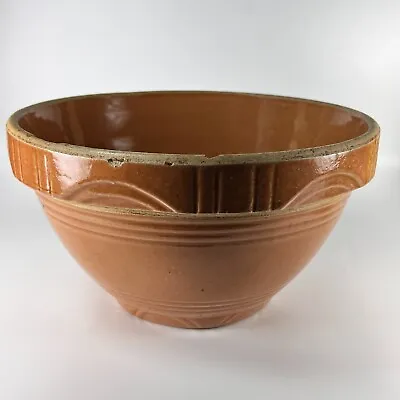 Buy Vtg Watt Pottery Co Arches Oven Ware 8 Stoneware Bowl Made In USA Pumpkin • 26.56£