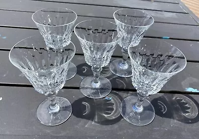 Buy 5 - Baccarat Crystal Piccadilly SHERRY CORDIAL GLASSES 4-5/8  Tall Excellen • 434.31£