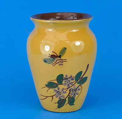 Buy DEVON TORS POTTERY - Vase With Bumble Bee - C1930 Devonware • 13.50£