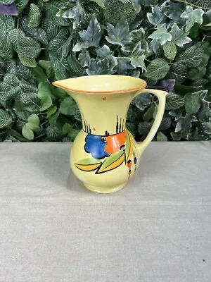 Buy Myott & Son Pottery Stamped BA.G Co LTD Hand Painted Floral Design Yellow Jug Pi • 34.99£