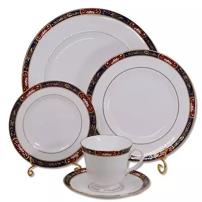 Buy 5pc Royal Worcester Prince Regent Imari Place Setting China Dinnerware 1994 • 136.77£