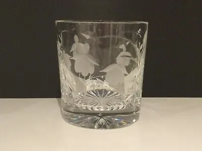 Buy CASCADE OLD FASHION WHISKEY TUMBLER GLASS By STUART CRYSTAL - 3 1/2” Tall - VGC • 22£