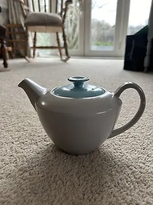 Buy Vintage Poole Pottery Tea Pot - Grey Teal • 9.99£