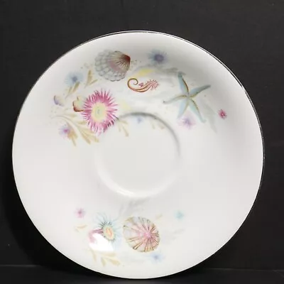 Buy Royal Albert Sea Drift Bone China Replacement Saucer 1950s Hard To Find AS IS • 10.84£