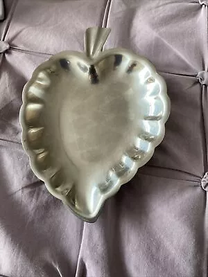 Buy Vintage 1970s Stainless Steel Leaf Shaped Small Appetiser Serving Dish • 5£