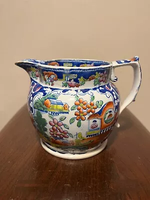Buy Antique Staffordshire Pearlware Chinoiserie Jug • 19.99£