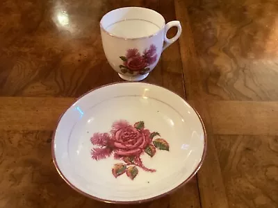 Buy 1 Sunderland Pink Lustre Victorian Antique Rose Cup & Saucer Duo - 5 Available • 30£