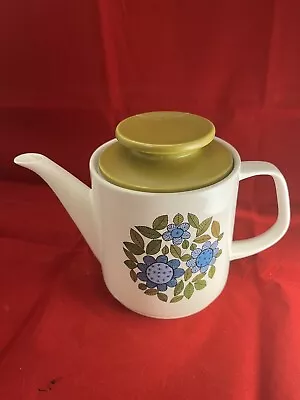 Buy 4 Vintage J&G Meakin Tropic Tea Coffee Pot  Retro Studio Ware MINT Repaired Lid • 5£
