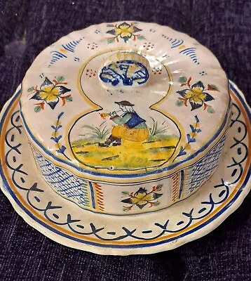 Buy Quimper Cheese Dish • 12£