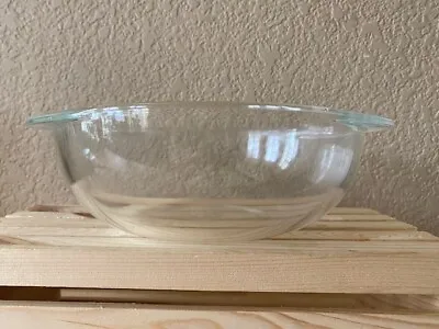 Buy Vintage PYREX #023 Round Casserole Bowl With Handles 1  1/2 (1.5) QT Clear USA • 13.44£