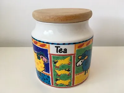 Buy Dunoon Stoneware Jane Brookshaw Farmyard Theme Ceramic Tea Jar 5x4  • 12£