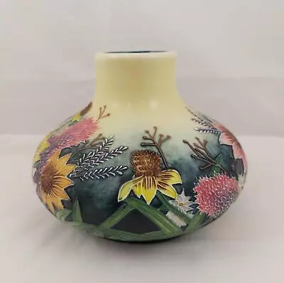 Buy Old Tupton Ware Summer Bouquet Design Squat Ceramic Vase 5  Tall • 36.99£