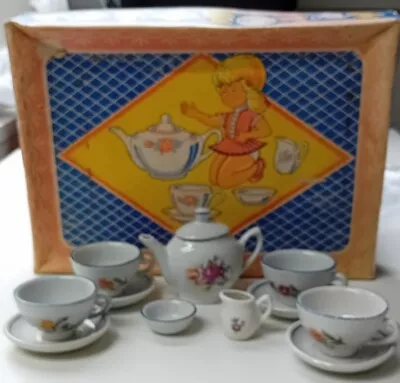 Buy Vintage 1960's Child’s Play Tea Set In Original Box  • 12£