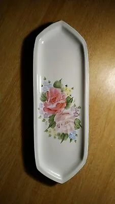 Buy Carlton Ware Long Floral Trinket Plate, Charity Sale • 8£