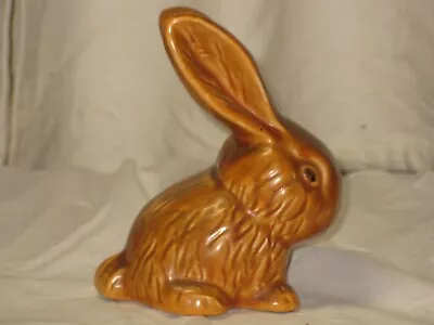 Buy Sylvac Or Sylvac Style Burnt Orange Pottery Bunny Rabbit • 30£