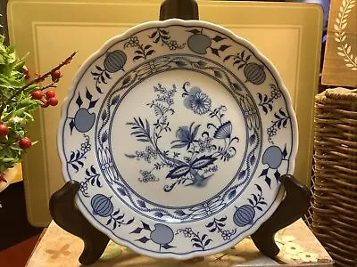 Buy Antique Bavarian~7.5” Round Salad Plate~Blue Onion Pattern~Blue & White~ • 26.02£