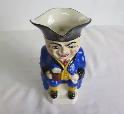 Buy Devonmoor Toby Character Jug Figure Figurine Height 17cm Blue Vintage • 15£