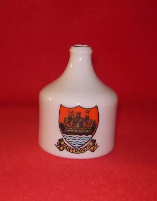 Buy GOSS Crested China Dartmouth Sack Bottle Dartmouth Crest • 9.99£