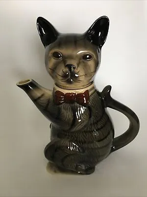 Buy Vintage Staffordshire Pottery Tony Wood Pussy Foot Cat Tea Pot Collectors • 49.99£
