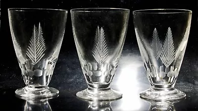 Buy 3 Stuart Crystal Woodchester Footed Glasses • 19£
