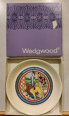 Buy Boxed Wedgwood Plate Children’s Stories 1982  THE LADY AND THE LION  GRIMM  • 9.90£