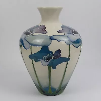 Buy A Very Stylish Moorcroft Art Pottery Blue Heaven  Vase • 235£