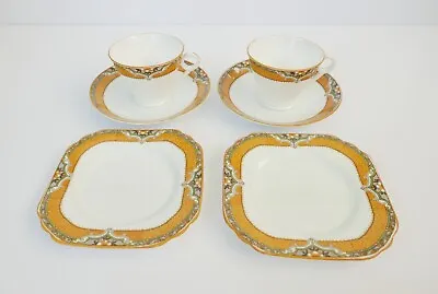 Buy Art Deco Tea Cups, Saucers And Side Plates By Gladstone China (1920s-1930s) • 2.29£