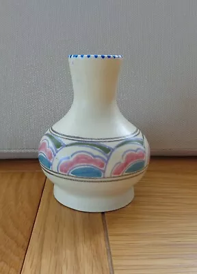 Buy Vintage Honiton Pottery Bitton Shape Bud Vase-Eastern Scroll Design-H 4  • 4.50£