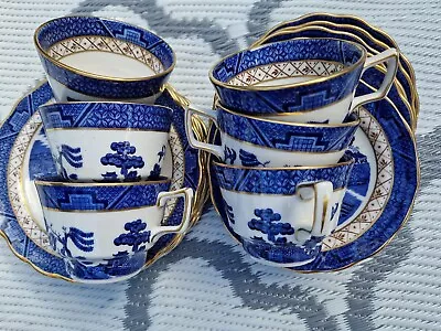 Buy The Majestic Collection Beautiful Real Blue & White Willow Tea Set R/Doulton • 50£