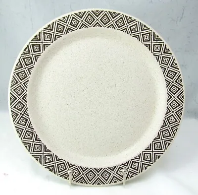 Buy Purbeck Pottery England BROWN DIAMOND Dinner Plate(s) • 24.07£