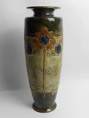 Buy A Fine Royal Doulton Art Nouveau Pottery Vase  C.1900 • 170£
