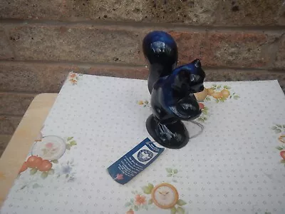 Buy Vintage Blue Mountain Pottery Blue Squirrel Figurine • 5£