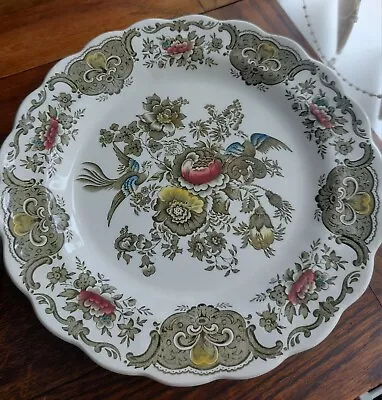 Buy 1 Dinner Plate Windsor Green Ridgway Ridways Staffordshire England Hand Engraved • 4£
