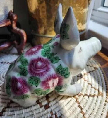 Buy WEMYSS WARE Style Pig W/ Cabbage Roses Hand Painted  • 71.24£