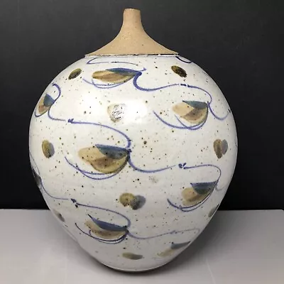 Buy Andrew Hague @ Askrigg Studio Large Decorated Stoneware Baluster Vase #1232 • 75£