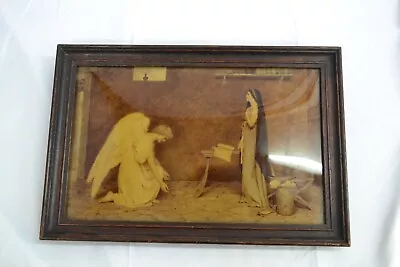 Buy The Annunciation Painting On Glass - British School 1920s Stained Glass #WAL • 499.99£