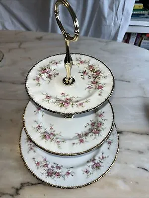 Buy Royal Albert Paragon Victoriana Rose Three Tiers Cake Stand - Fine Bone China • 13.50£